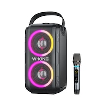 W-kıng T9 Bluetooth Hoparlör, 80w Boombox, 9 Saate Varan Çalma Süresi, Ipx5 Suya Dayanıklı, Kablosuz