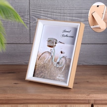 Konak Züccaciye Ahşap Resim Çerçevesi 15x20 Cm Kahve-beyaz
