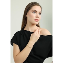 Yonca Altın Bileklik Kare Forse 3 Mm 20 Cm T14459 Renkli