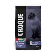 2 Adet Croque Yetişkin Kedi Gurme Kuru Mama Balıklı 1.5 Kg