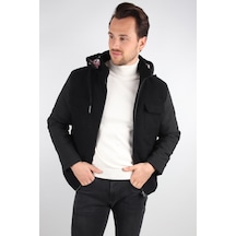 Alexander Gardi Alexandergardı Kapüşonlu Yünlü Mont E20-379401 001