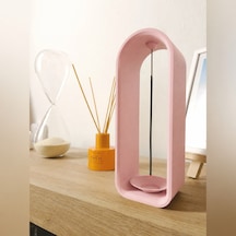 Bezos 3d Baskı The Shrine Tütsülük - Modern Kemer Formlu Tütsü Tutucu-pembe Mbt06