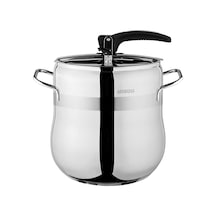 Amber Klasik Düdüklü İndüksiyon Tabanlı - Paslanmaz Çelik Kulp - 8 Lt - 22cm