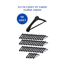 Ceket Elbise Askısı Plastik Yüksek Kalite Kıyafet Takım Askısı 50 Adet Diğer
