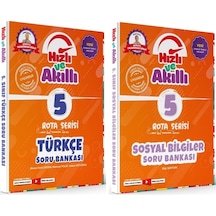 Tammat 5. Sınıf Türkçe + Sosyal Bilgiler Hızlı Ve Akıllı Soru Bankası Seti 2 Kitap
