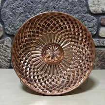Piramit İşlemeli Bakır Hamam Tası Bakır