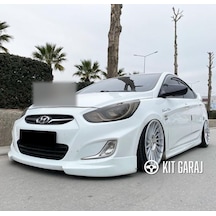 Hyundai Accent 2011-2019 Ön Ek Plastik Boyasız
