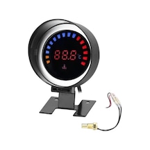 Pazly 52mm Araç Su Sıc. Göstergesi - Led Ekranlı, 0-120 C, Alarm Fonksiyonlu