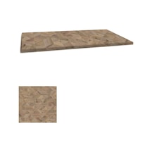 Werzalit, Allzalit Veya Wermodin Masa Tablası 80x140 - Edgy Wood Çok Renkli