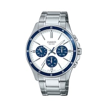 Casio Mtp-1374d-7a2vdf Quartz Çelik Gri 44 Mm Erkek Kol Saati Gri - Lacivert