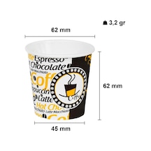 Cup 4 Oz Karton Bardak 100 Ml - 300'lü Espresso, Türk Kahvesi Kahverengi