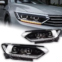 Passat B8 Highline Led Far Takımı Double Çift U