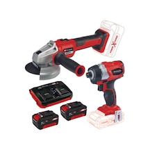 Einhell Axxio 18/115 Q Taşlama TE-CI Bl Vidalama 2 x 4 Twincharger