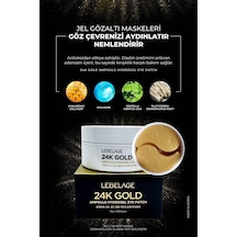 Lebelage 24k Şişkinlik  Ve Aydınlatıcı Göz Maskesi Gold Ampoule Hydrogel Eye Patch