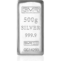 Agakulche 500 Gram 999.9 Ayar Gmr Külçe Gümüş