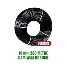 16 Mm Damlama Borusu 200 Metre Deliksiz Damla Sulama Hortumu Sulama Sistemi