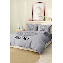 Marka Nevresim Takımı Çift Kişilik Pamuklu Saten Kumaş 6 Parça 3d Dijital Baskı Duvet Cover Set Model No:107 Renkli