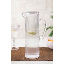 Arkilik Barok 1,5 Lt Şeffaf Sürahi (Buzdolabı Kapak Rafına Sığar