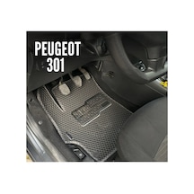 Peugeot 301 Premium Eva Akıllı Oto Paspas & Premium Bagaj Havuzu & Metal Topukluk