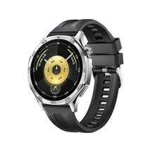 Huawei Gt2 46mm Uyumlu Krd-148 22mm Silikon Kordon - Siyah