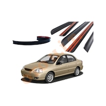 Kia Rio 04-05 Uyumlu Bagaj Üstü Spoiler Mat Siyah Uyumlu