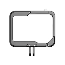 Vkemall Gopro Hero 12/11/10/9 İçin Hafif Alüminyum Metal Kafes, Soğuk Ayakkabı Yuvası İle Spor Kamera Aksesuarı