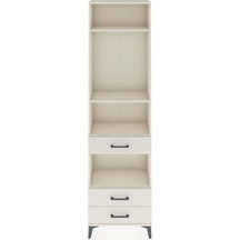 Arges Dolap 4 Raflı 3 Çekmeceli 60x30x221 Aytaşı-aytaşı Aytası