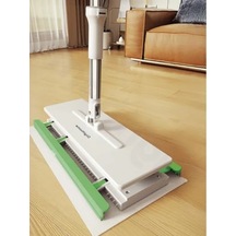 Akıllı Mop Paleti - 32cm, El Değmeden Kullanım Açık Bej