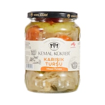 Kemal Kükrer Karışık Turşu Cam Kavanoz 680 Gr Çok Renkli