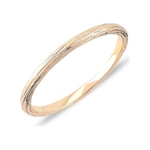 14k Altın Cabaret Wooden Yüzük