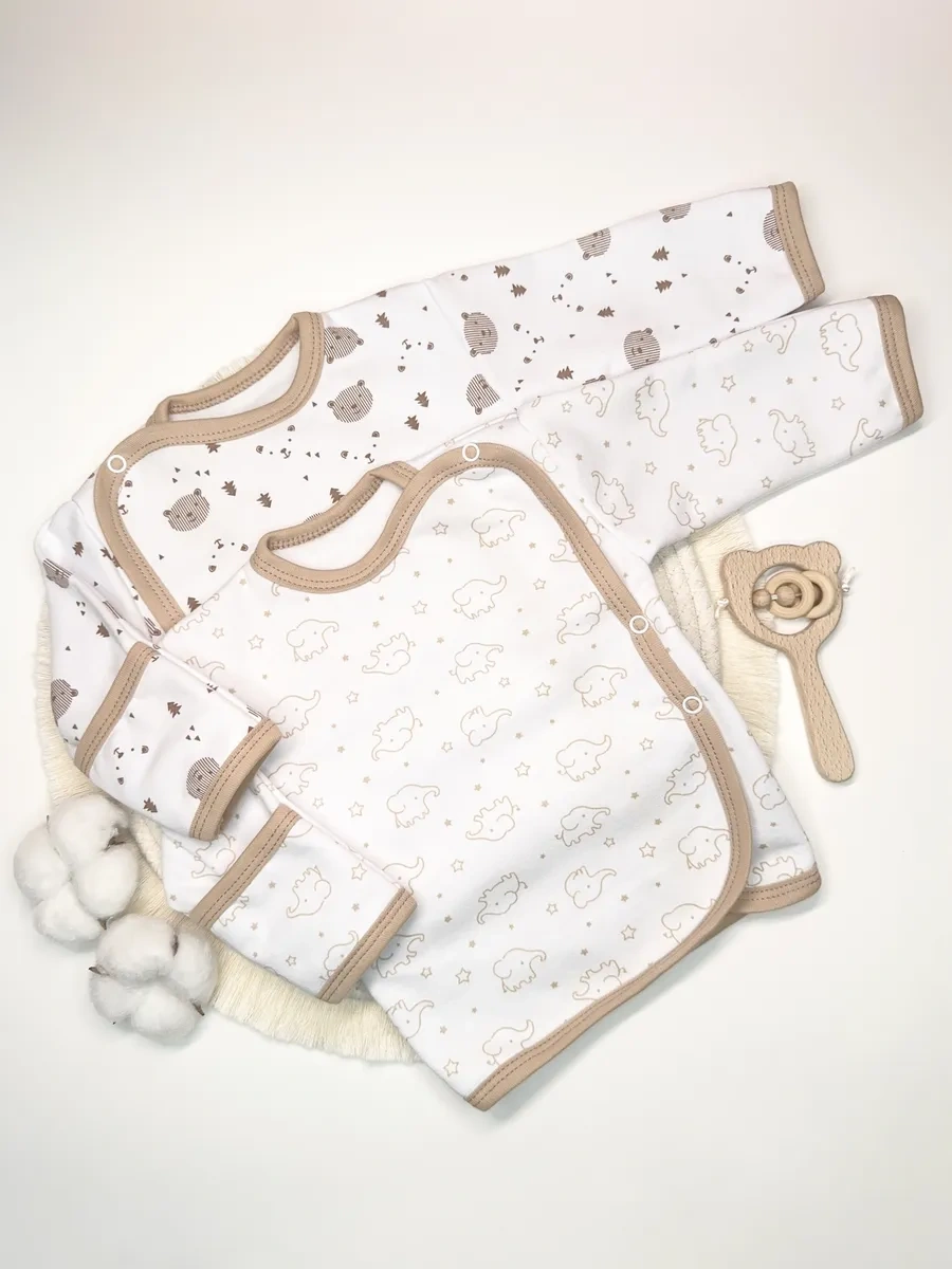 Grafariki Anne Yemekli Yenidoğan Giyim Seti 2 Adet Sıcak Düğmeli 46781337 Sütlü