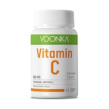 Voonka Vitamin-c Portakal Aromalı Takviye Edici Gıda 60 Tablet Sku: Zeusstkb498990a2f