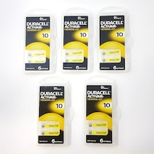 Duracell Pr-10 Pr70 İşitme Cihaz Pili 5 Pk.X 6 30 Ad.Pil