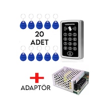 Sonex Rfid Şifreli Kapı Kilidi - Kartlı Geçiş Kontrol Sistemi Full Set
