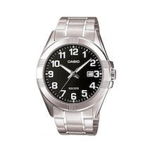 Casio Mtp-1308d-1bvdf Quartz Çelik Gri Siyah Kadran 44 Mm Erkek Kol Saati