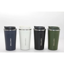 500 Ml Paslanmaz Çelik Termos Mug - Çift Katmanlı Sızdırmaz Kahve Kupası Alk3134