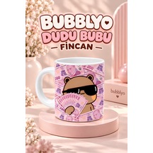 Dudu Bubu Fincan + Magnet + Bardak Altlığı Krem Krem