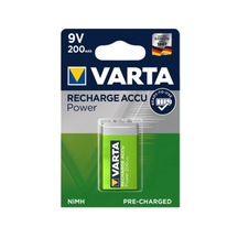 Varta Recharge Accu Power 9V 200 Mah Şarjlı Kare Pil