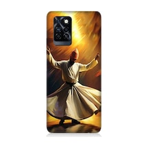 İnfinix Note 10 Pro Uyumlu Semazen Yapan Mevlevi Desenli Silikon Kılıf