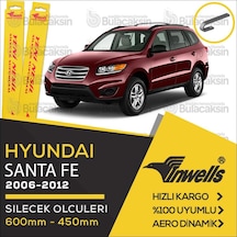 Hyundai Santa Fe Muz Silecek Takımı 2006-2012 İnwells N11.3454
