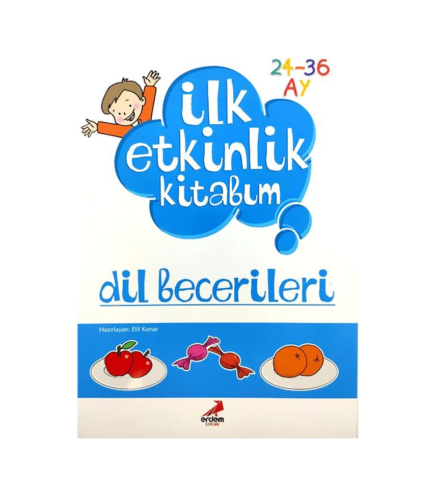 2-3 Yaş Dil Becerileri Etkinlik Kitabı Erdem Çocuk