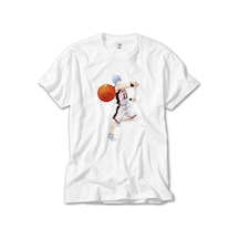 Baller Blue Anime Pass  Beyaz Tişört Beyaz