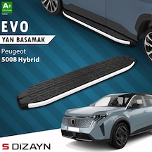 S-dizayn Peugeot 5008 3 Hybrid Evo Aluminyum Yan Basamak 203 Cm 2024 Üzeri A+ Kalite