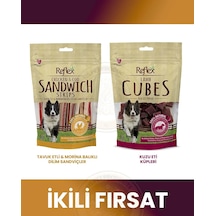Reflex Köpek Ödül Maması 2 Lezzet 2x80gr Strıps-cubes