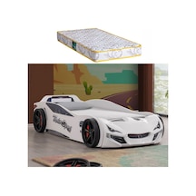 Arabalı Yatak, V-sport Arabalı Yatak - Beyaz 1 Adet Comfort Yatak