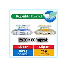 Sleepy Easy Clean Süper Yağ Çözücü&kireç Sökücü Yüzey Temizlik Havlusu&mendili 2x30 60 Yaprak Beyaz