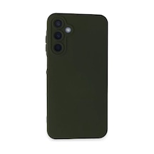 Newface Samsung Galaxy A25 5g Kılıf Nano İçi Kadife Silikon - Koyu Yeşil