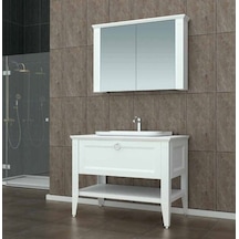 Evros Lavin 90 Cm Banyo Dolabı Beyaz