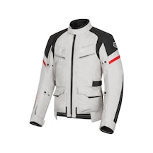 Scoyco Jk122 Motosiklet Montu 4 Mevsim Uzun Oxford 600-d Dayanıklı Kumaş Motorcu Mont Gri