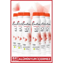 Romance Kadın Vegan Deodorant 6x150ML Hızlı Kurur, Leke Bırakmaz
